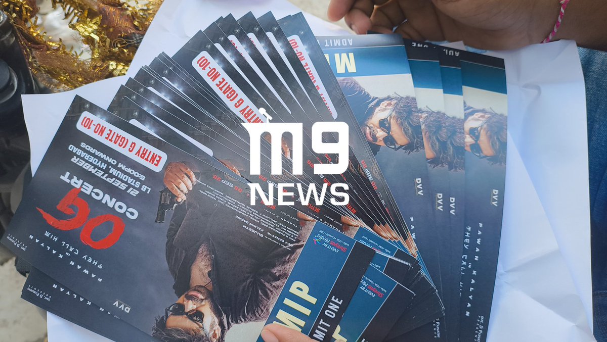 MohdArif396's tweet image. #M9GiveAway 

DMed all the Winners with Contact Number &amp;amp; Location

50 Passes Given Away!

Please pickup your passes before 5 PM showing the DM we sent you.

Up Next, we will give away OG 9 PM Show Tickets in Hyderabad

#OGPreReleaseEvent
#M9GiveAway