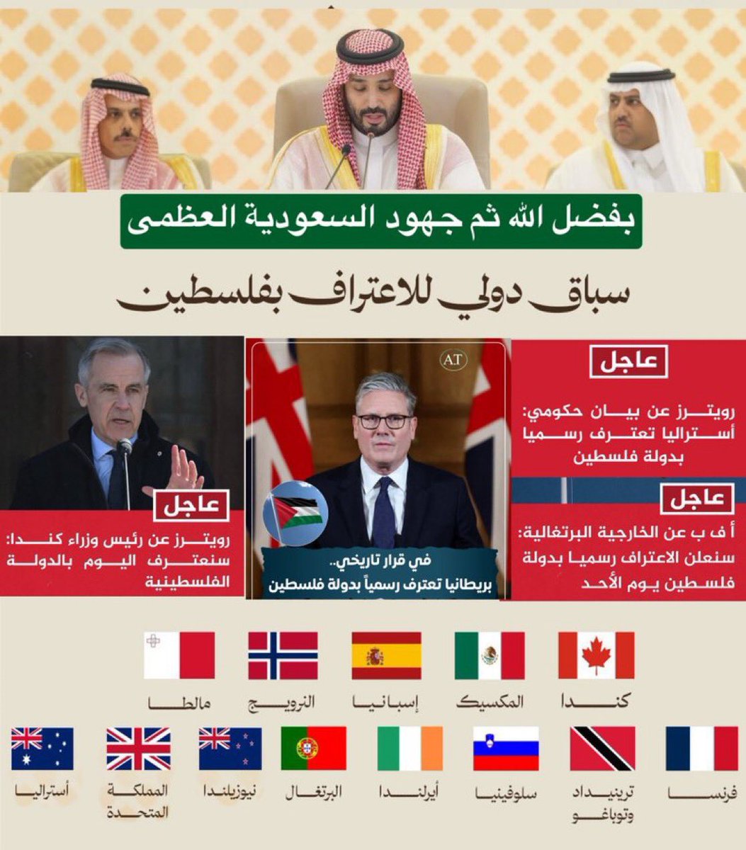 هَرِمْنا من أجل هذا اليوم … وقريبا حلم العمر "الصلاة في القدس" …
لا عدِمْنا قيادتنا الحكيمة والقوية والمهيبة … 
#محمد_بن_سلمان_ينتصر_لفلسطين
#السعودية_تقود_الاعتراف_بفلسطين