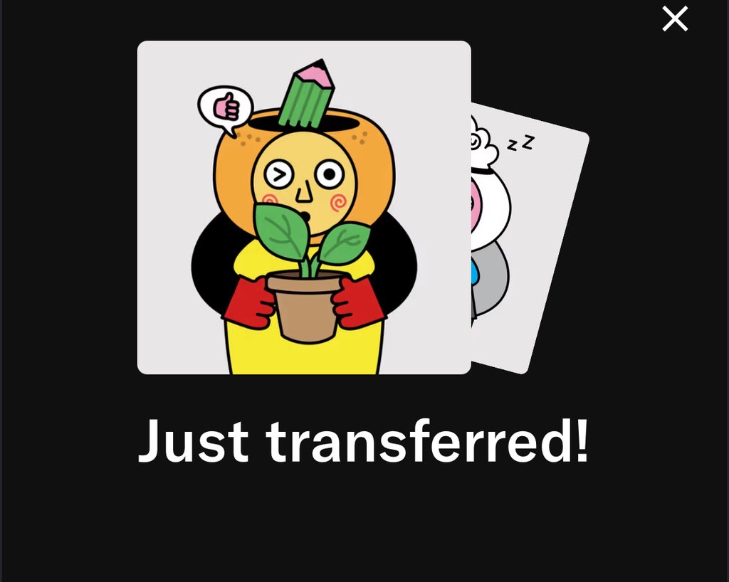 Turned $0G profit into 2x MocaNFTs!
The trust and conviction in <a href="/Moca_Network/">Mocaverse 🛫Korea Blockchain Week🇰🇷</a> continue!!
Thanks to Mocalist for the offer to the Moca community!!
Huge W for the community!