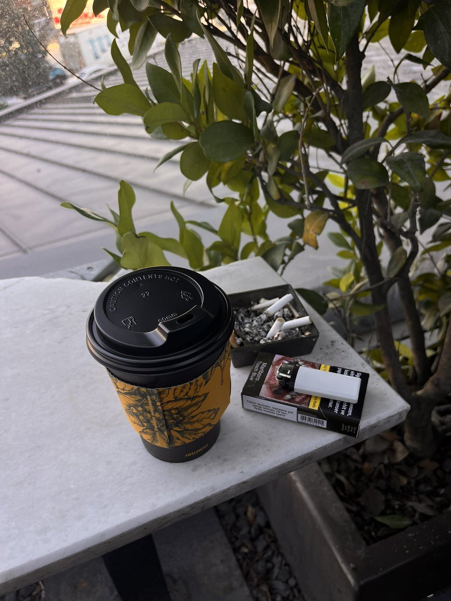 Yâr bahçesi değil ama bir nefeslik mesafede içilen kahvenin tadı gibi başlasın gün. Günaydın 🌻