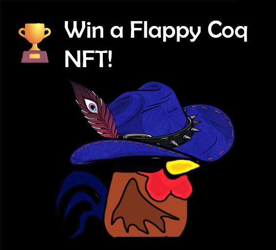 Hyprmtrx's tweet photo. 🚨 NFT GIVEAWAY — 5 Flappy Coq Hats 🚨
You’ve got 48 hours to enter 🐓🔥
How to Play:
1️⃣ Follow @Hyprmtrx + @FlappyCoqGame
2️⃣ Make an original post that:
Uses #FlappyCoq #WEB3game #NFTs
Invites your frens to check out the $HPMX showcase game 👉 https://t.co/1poVEQBAcj
3️⃣ RP this post 👉 https://t.co/1poVEQBAcj
Winners get a Flappy Coq #NFTs — programmable MiMs for the Flappy Coq Game 🎮
Clock’s ticking ⏳ GL Coqboys!
#HyprmtrxRising #NFTGiveaway #Gaming