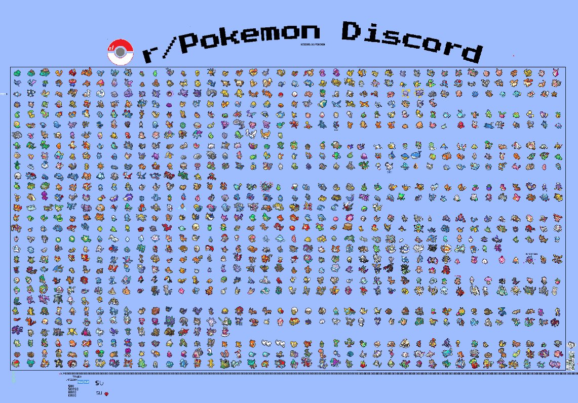 xAlienLika's tweet image. r/Pokemon Discord has completed the natdex on wplace! Took more than a month to complete - good effort from the community :) 
#wplace #pokedex