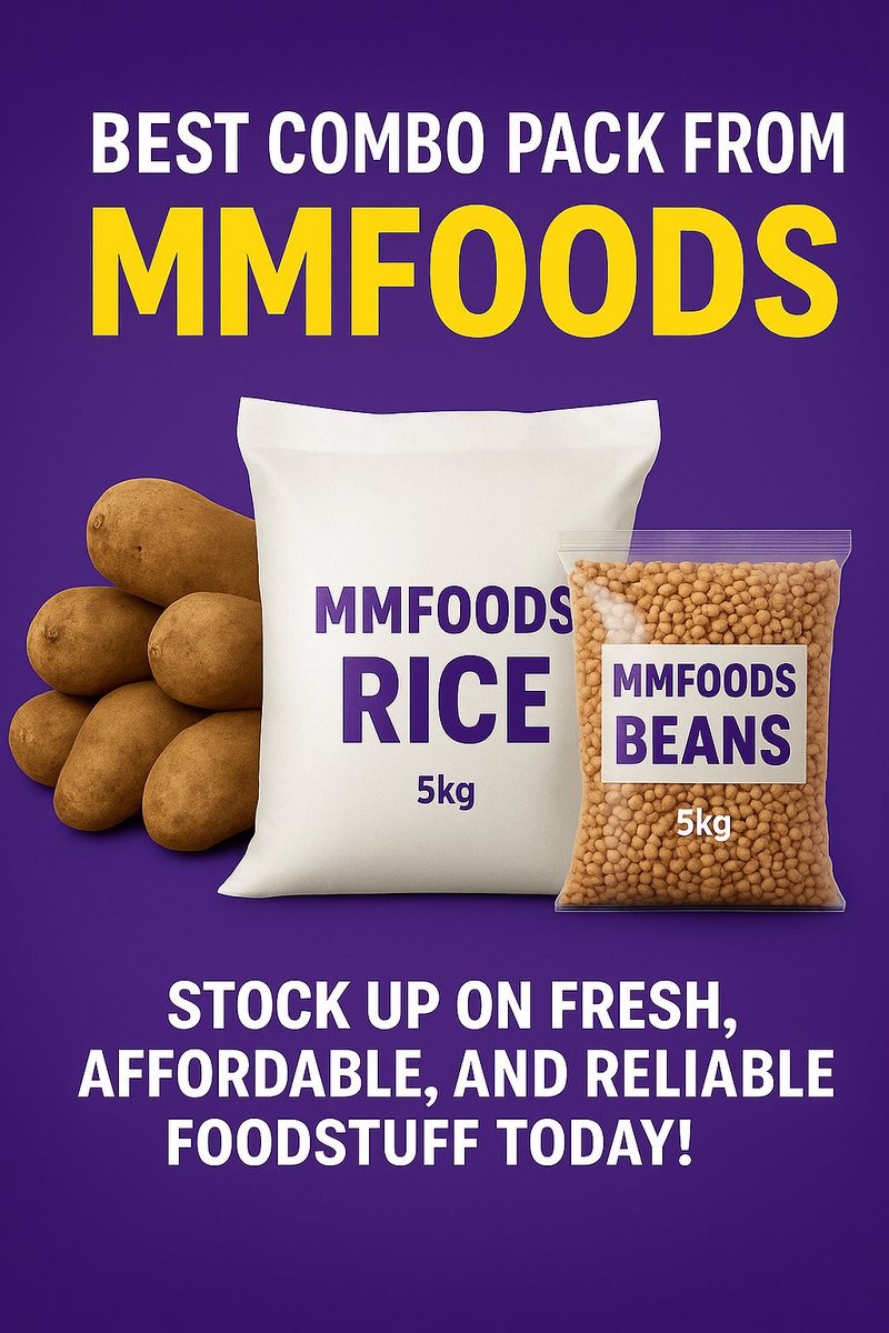 mumsymaleek's tweet image. ❤️Happy Tuesday from MMFOODS

💥 Stock up on fresh &amp;amp; affordable foodstuff today! 💥

🍚 Rice (5kg)
🍠 Yam (6 tubers) 
🥜 Beans (5kg)

Price: ₦25k

Delivery is available 🤝
Location: Abeokuta, Ogun state. 

Pls RT🙏🏼❤️

#Foodstuff #onlinevendor #Rice