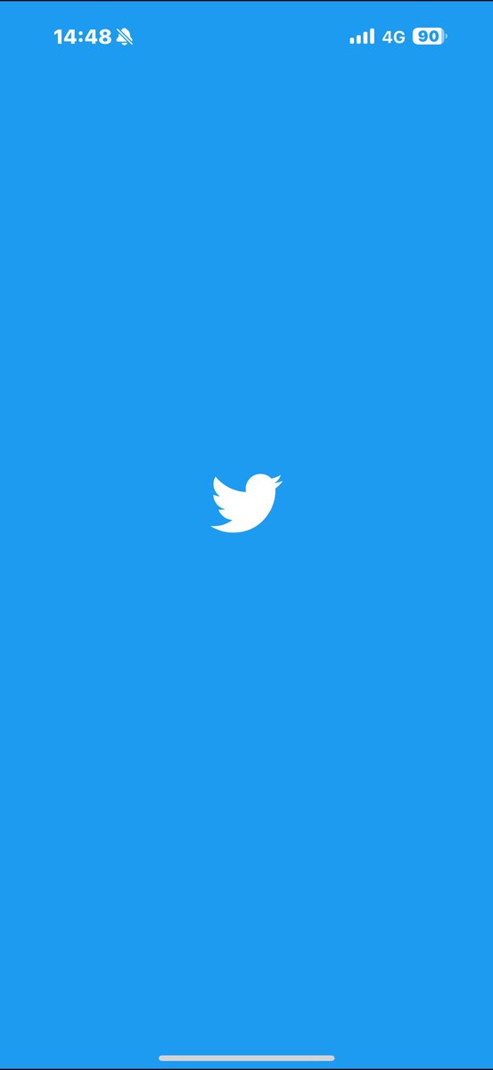 iPhone17になってもTwitterのアイコンが鳥なんだ〜開く時も鳥