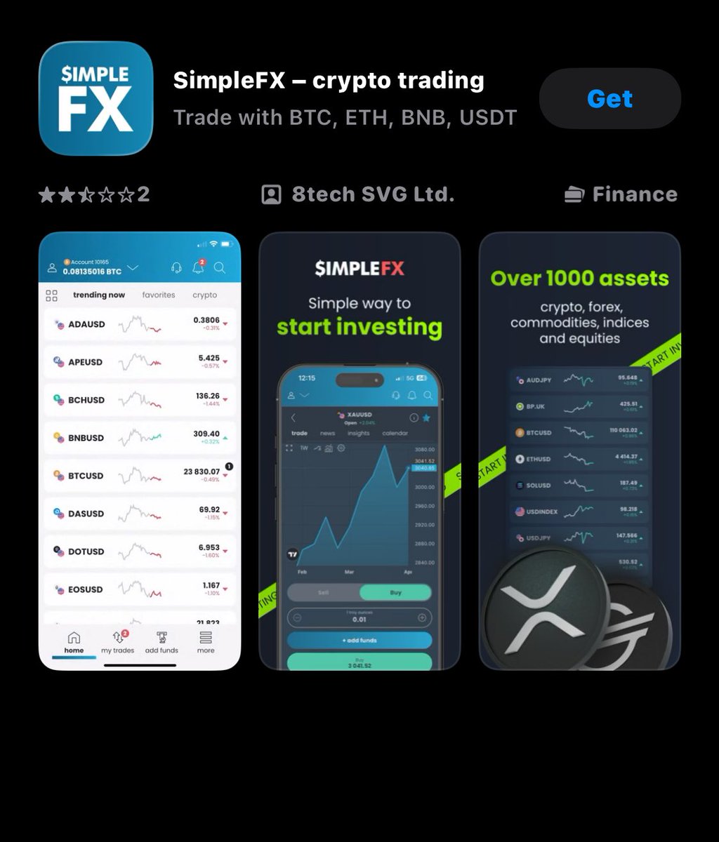 QueenTea__'s tweet photo. Hello lovelies I am super Excited to partner with @SimpleFXcom to bring you exciting forex spread & make this trading journey easy breezy for you.

One of the best brokers right now, with over 300k registered users and 1000+ assets to trade.

You can trade crypto, forex, stocks, and indices on the same platform. 
The also have a customize App on your App & play-store 

Use my link to get special bonuses upon sign-up: https://t.co/jMvsn5HhWb 

To celebrate this will be gifting out 100,000 naira to 10 persons simply click the link sign up open a live real account & share your screnshot below on this post.
Winners will be selected in 48hrs  goodluck 🏆