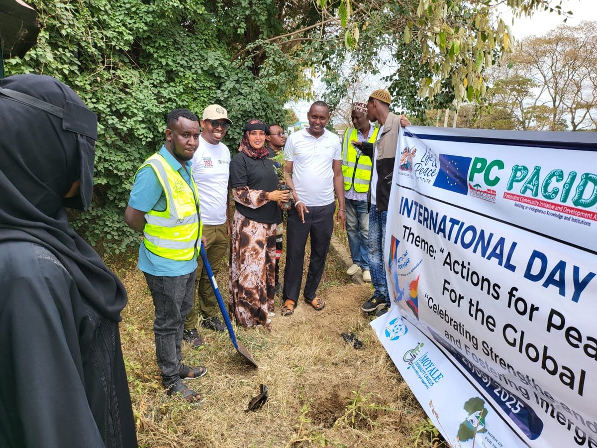From the ground up! 🌳 

Yesterday, Moyale Sub-County &amp; NACADA marked #PeaceDay2025 by planting trees for peace. This symbolic act reinforces that building a peaceful, drug-free future requires nurturing &amp; commitment—just like a growing tree.
