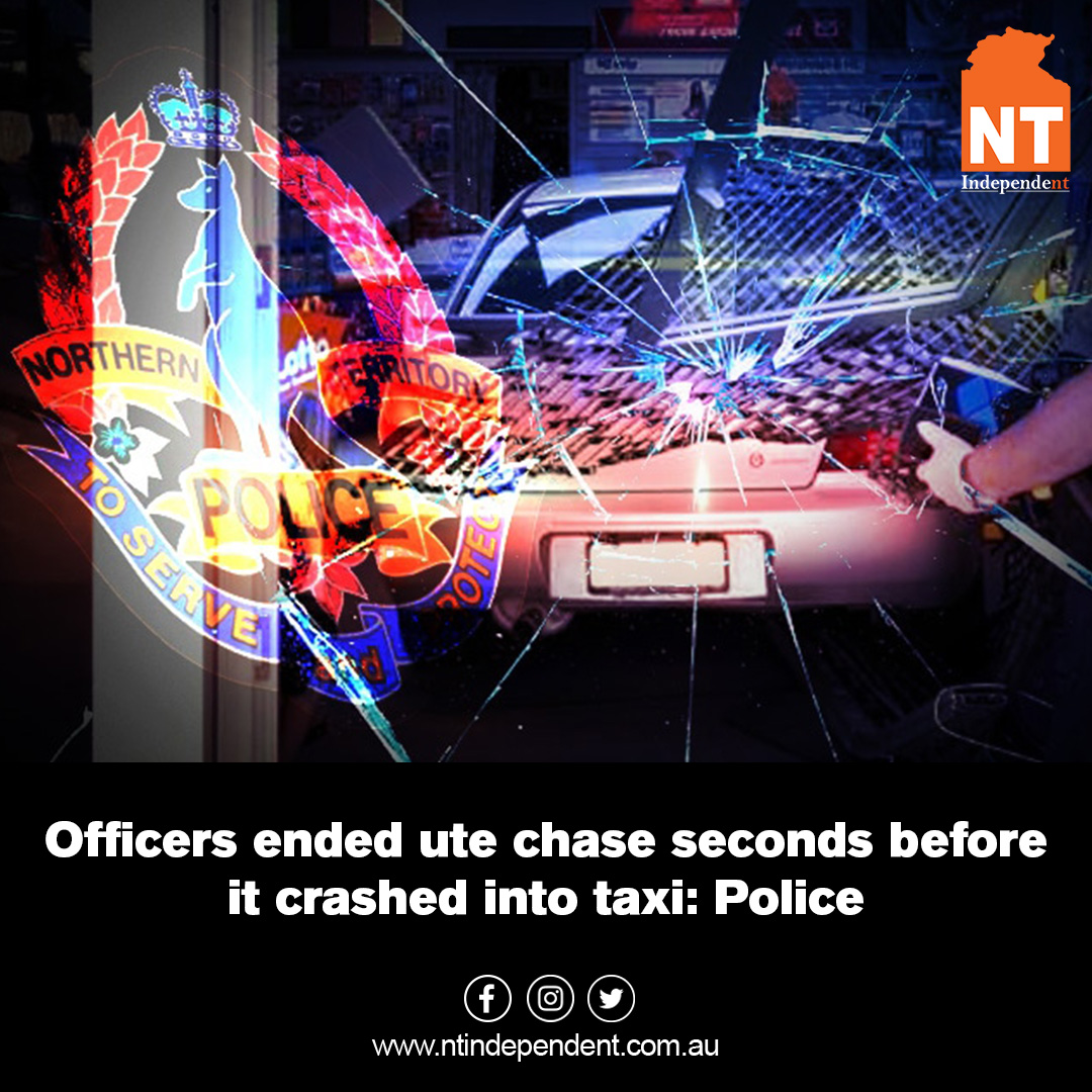 Police officers ended an estimated 40-second pursuit of a suspicious ute in Darwin city last week for “safety reasons” four to five seconds before it ran through a red light and hit a taxi, injuring passengers in the car, NT Police said.

ntindependent.com.au/officers-ended…