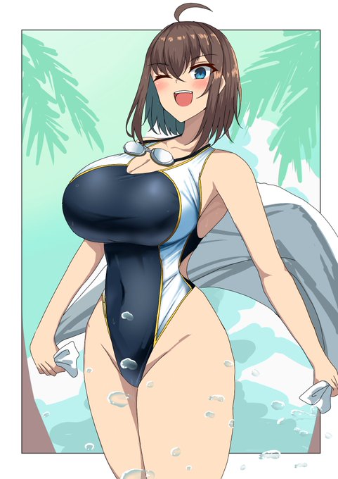 競泳水着フレアちゃん
🩱☀🌴 