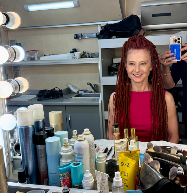 BeataPozniak's tweet image. #featurefilm #role #dreadlocks #character #ontheset #hairstyle #makeup #filming #actorslife #behindthescenes