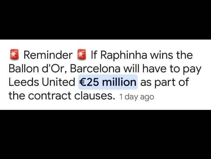 I know understand why Barcelona and its fans have been pushing for yamal instead of Raphinha for the ballon d’or 😂
