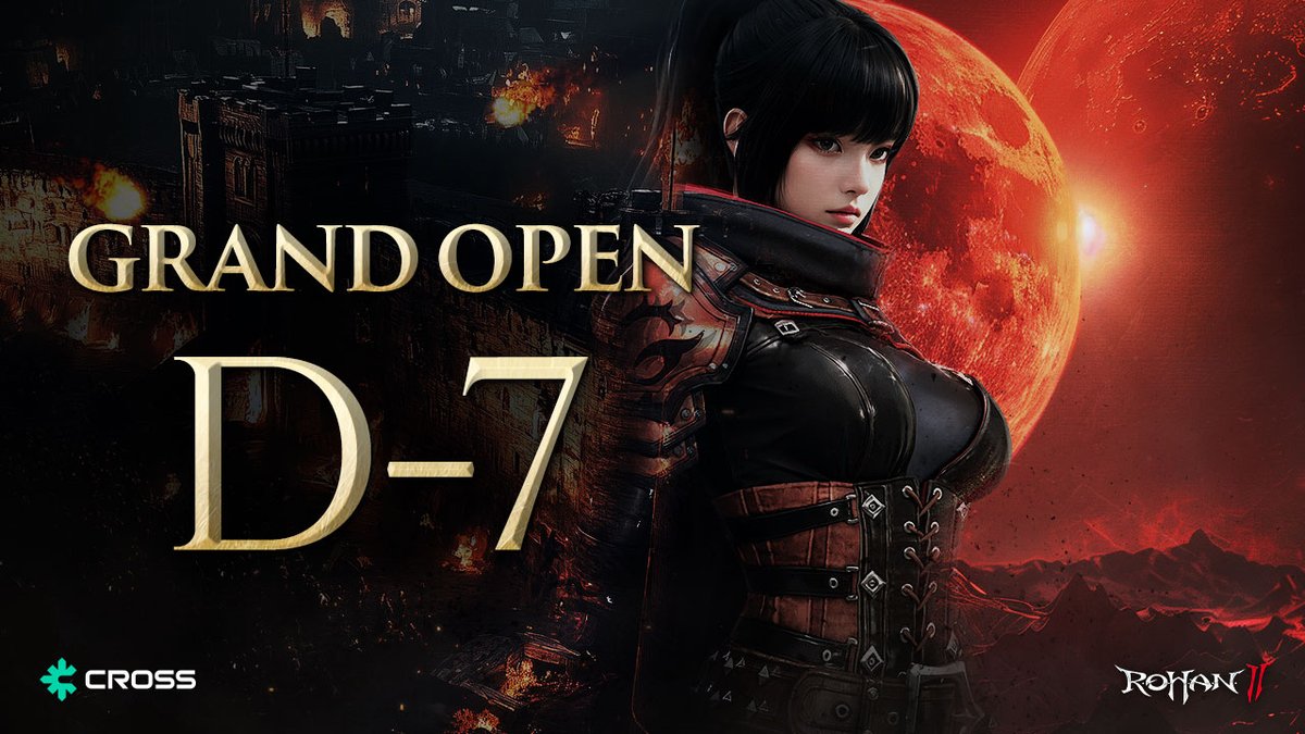Rohan2_Global's tweet image. 🚀 Launch D-7
R.O.H.A.N.2 Global officially launches in 7 days!  

Prepare your gear, gather your allies, and get ready for battle. 🗡  

👉 Pre-register now: rohan2.com  
📱 Don’t forget store pre-reg: app.adjust.com/1svzmp7h  
💬 Join the community:…