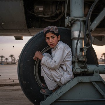 Imagine clinging to life inside an aircraft’s landing gear compartment; frozen at –50°C, starved of oxygen, crushed for space, blacking out in thin air. This 13-year-old Afghan boy attempted to reach Iran, but the plane landed in Delhi instead. He survived this miracle of