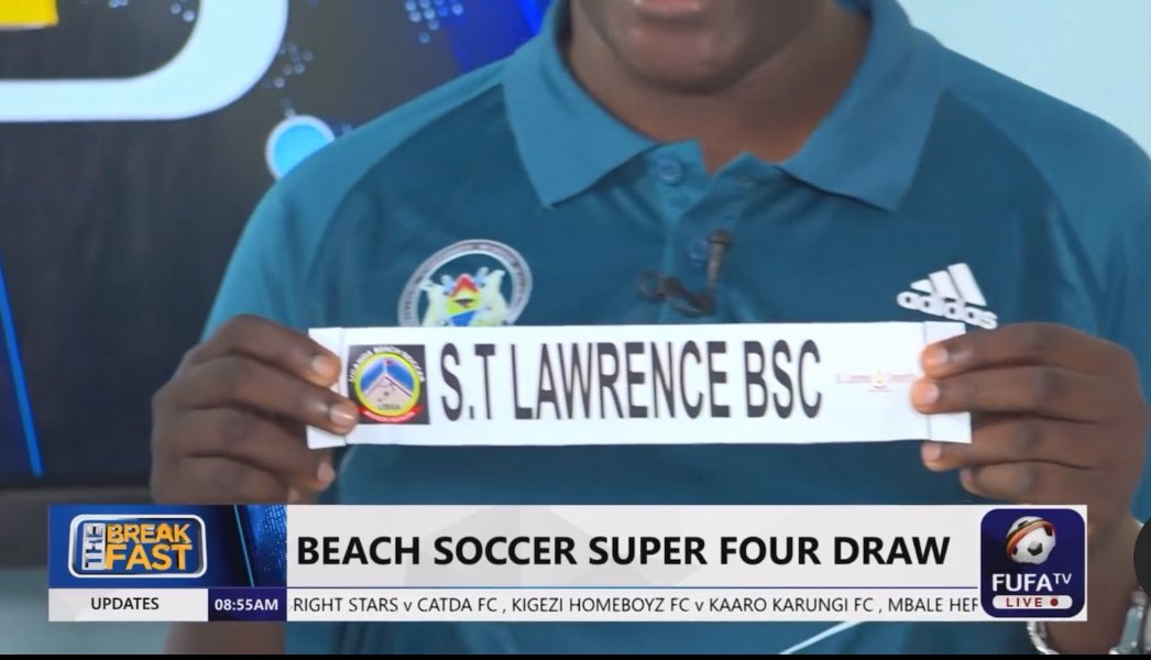 1st fixture of the Super Four Beach 🏖️ Soccer Tournament 2025 - 5th Edition
⬇️ 

MUBS BSC Vs St. Lawrence BSC
#HomeOfUgandanSport