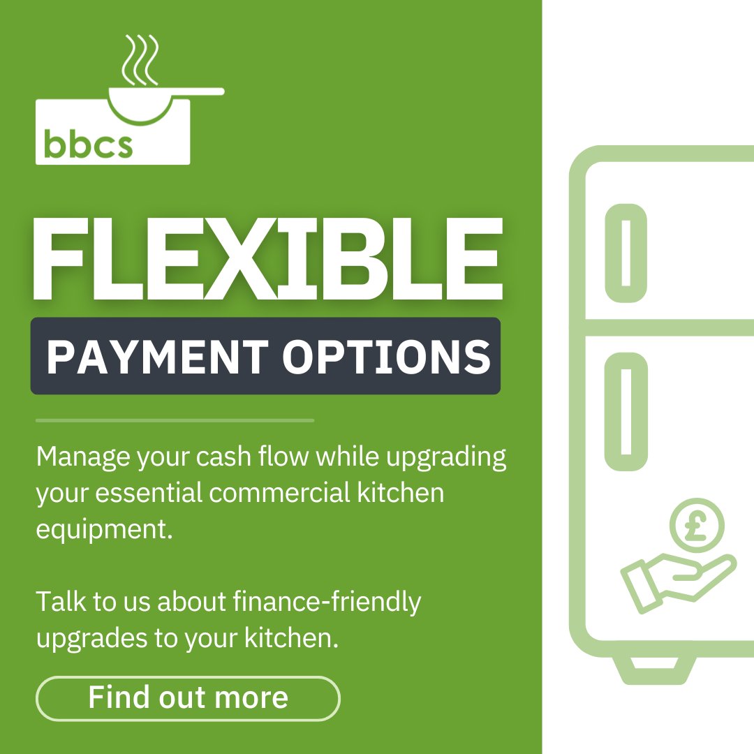 BBCSLTD's tweet image. Don’t let costs get in the way of upgrading your commercial kitchen! 

We offer flexible finance plans to help you manage investment in your kitchen without upfront costs.

✔️ Spread the cost
✔️ Upgrade with confidence
✔️ Keep operations running smoothly

bbcs-ltd.com