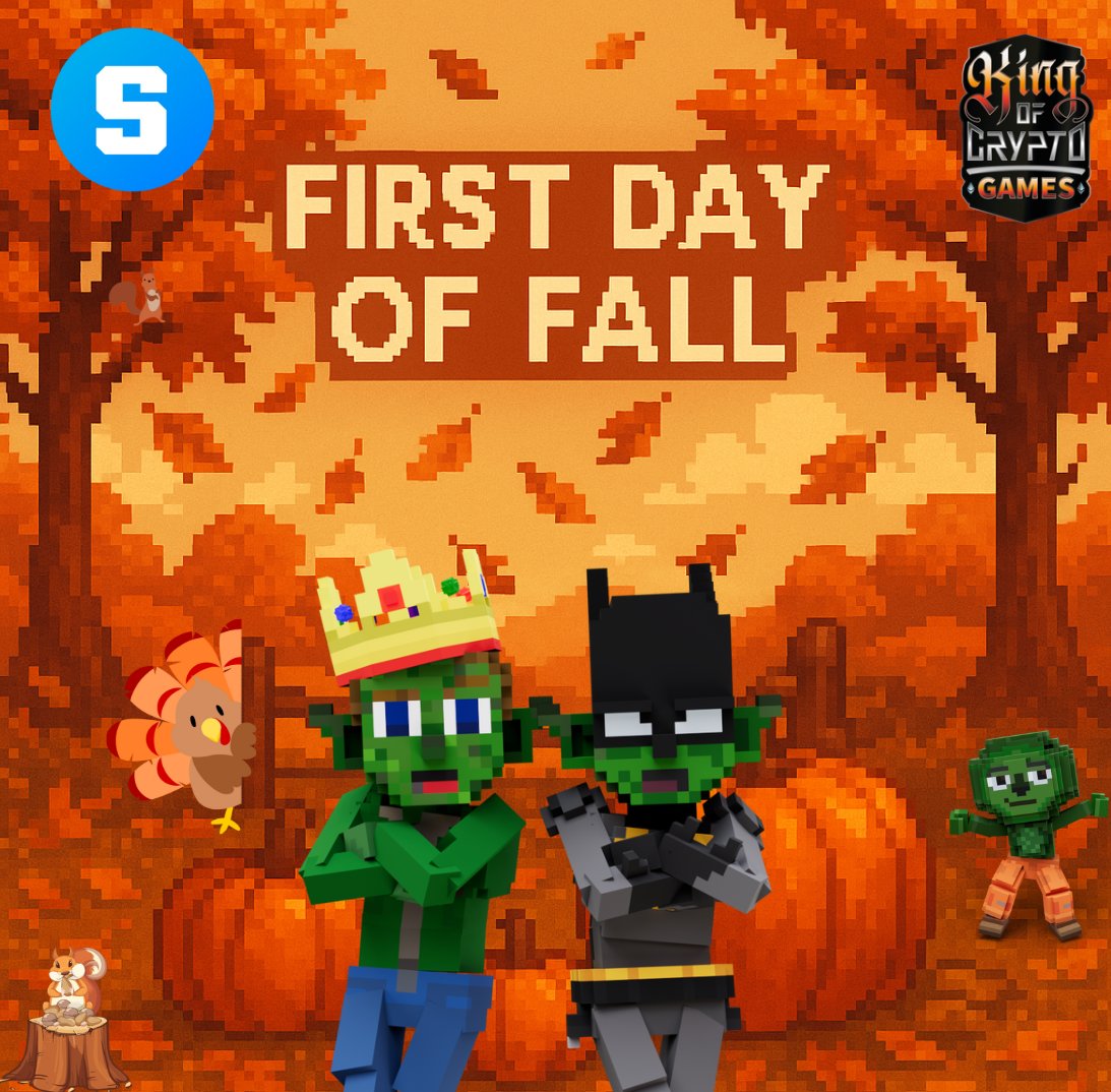 Fall is HERE! 

CURRENT EVENT ends Sept 30—don’t leaf your runs unfinished.🍂

Next up… spooky season👻🎃

PLAY NOW
Crystal Run👉tinyurl.com/TheGreatCrysta…
PakPak👉tinyurl.com/PakPakHopHop
MegaCity PvP👉tinyurl.com/Mega-City-PVP-…

📖medium.com/@kocgames

#SakaarSeptember #KOCGames