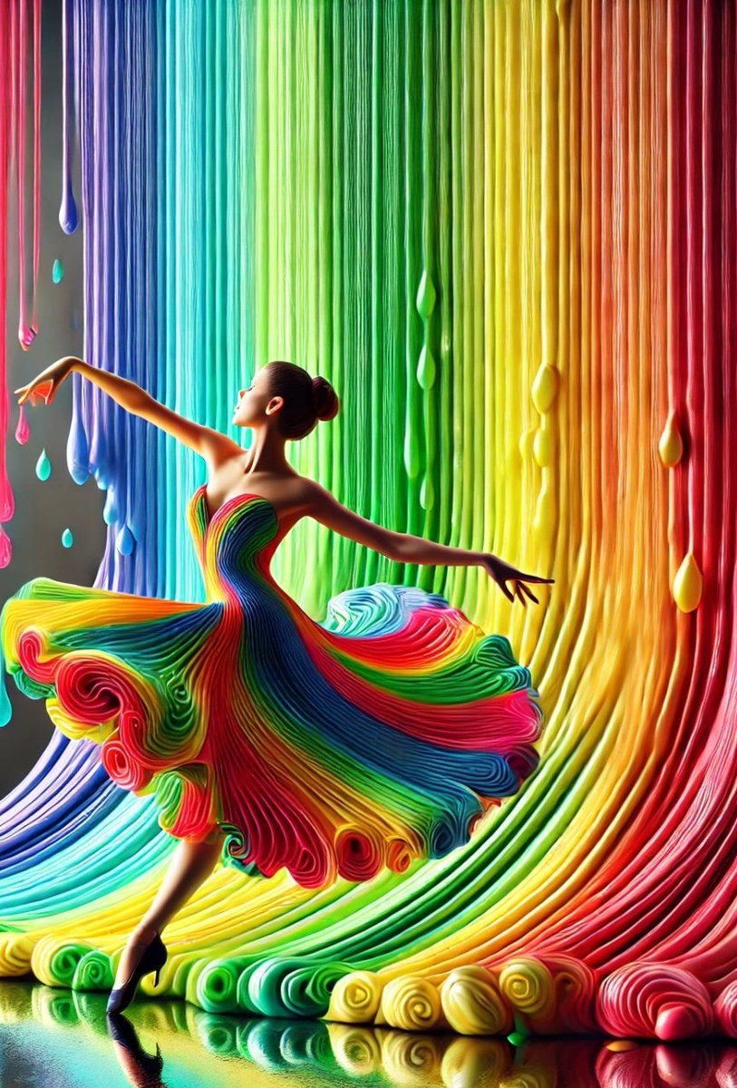 #Dancing on the floor with #Vibrant colour.