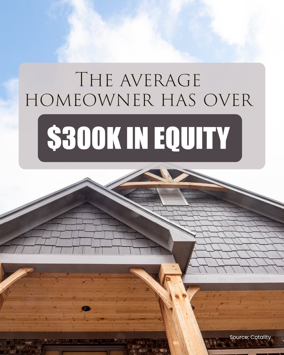Gregory_Team's tweet image. While you’ve been out and about living your life, your house has been quietly building your wealth in the background.

And that hidden wealth is called equity.