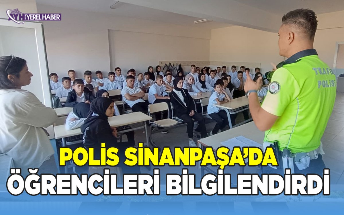Afyonkarahisar İl Emniyet Müdürlüğüne bağlı Polis memurları öğrencileri sınıflarında ziyaret edin özellikle trafik kuralları konusunda bilgilendirmeye devam ediyor.
afyonyerelhaber.com/haber/13890/af… 
<a href="/afyonemniyet/">Afyonkarahisar Emniyet Müdürlüğü</a>