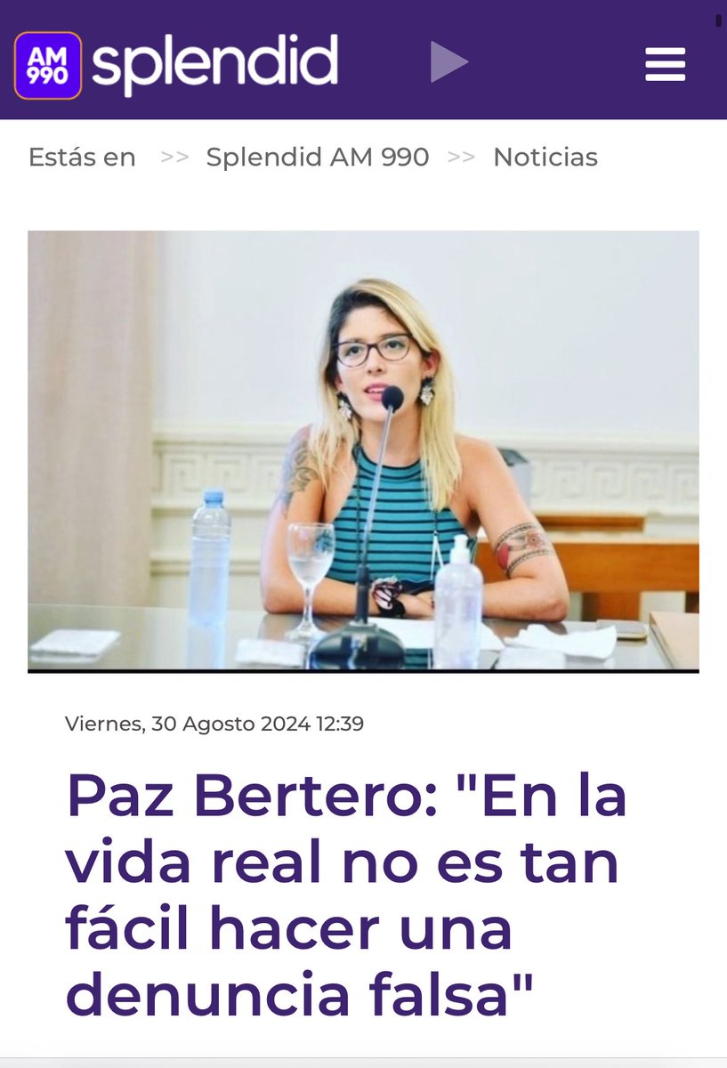 Les presento a la nueva Defensora de Niñez de Argentina
La piedra fundacional de las falsas denuncias de género,  son las separaciones conflictivas con menores 
Cuando decimos que hay que involucrarse en la CAUSA aunque este tipo de falsas denuncias no te toque, es porque la