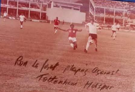 Football Shirt World (@fsworlduk) on Twitter photo ASL FC v Tottenham Hotspurs in Trinidad & Tobago. ASL FC v Tottenham Hotspurs in Trinidad & Tobago.