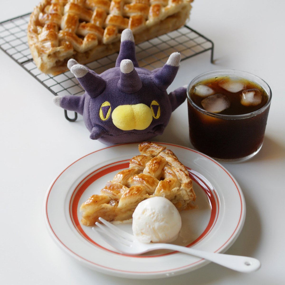 アップルパイとうに🍎