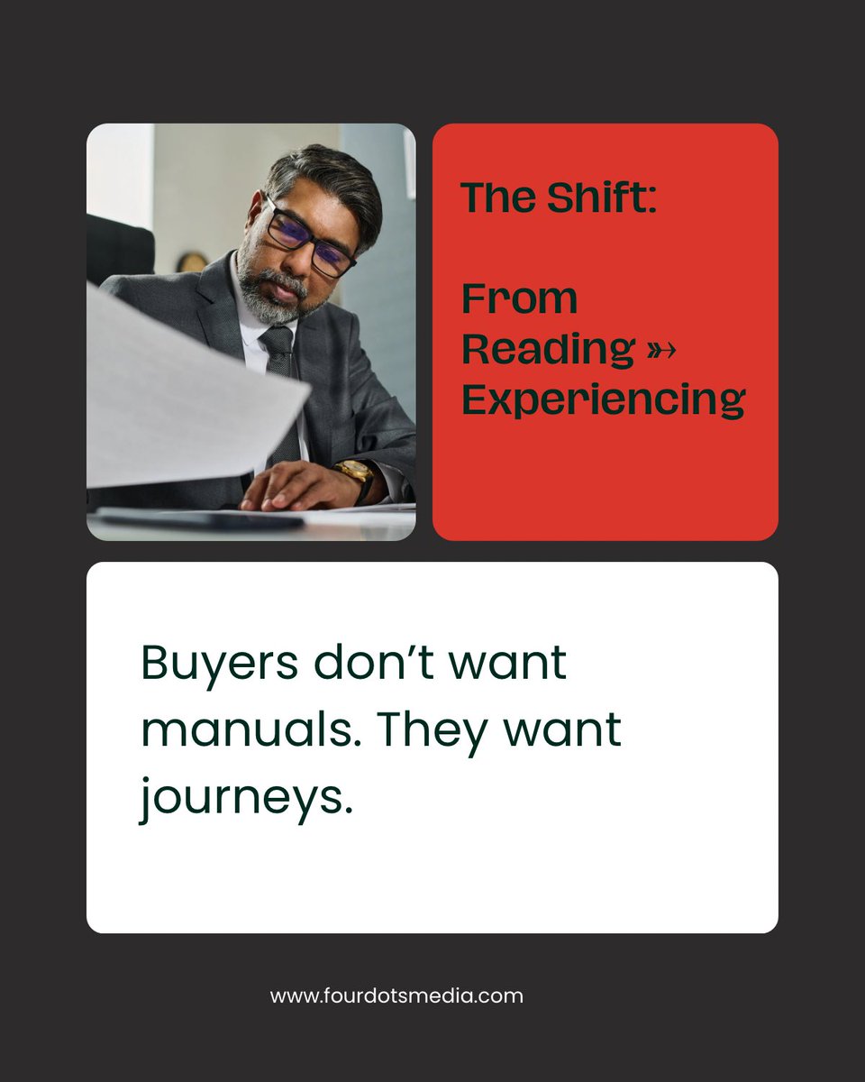 fourdots86's tweet image. Static PDFs are dead weight. 🚫 Interactive PDFs = smarter funnels, higher engagement, faster SQLs. At Fourdots, we’ve reimagined 25-page PDFs into guided experiences that actually work. Ready to level up?
#B2BLeadGeneration #InteractiveContent #DemandGeneration #SmarterFunnels