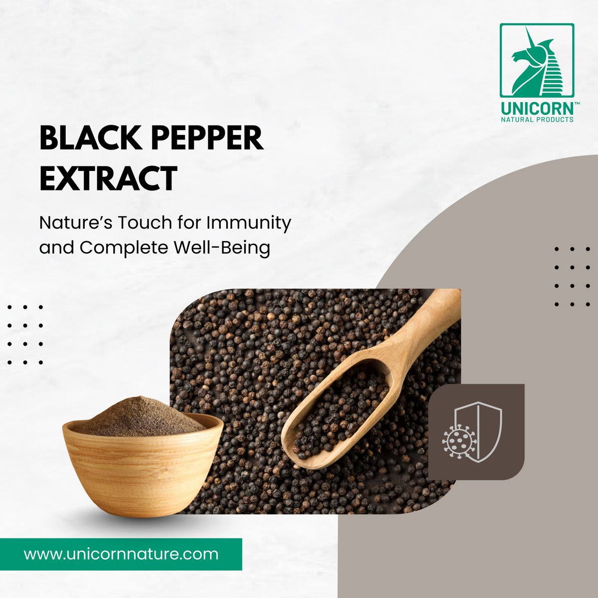 UnicornNatural's tweet image. Black Pepper Extract, rich in piperine, may enhance nutrient absorption, support digestion, and promote metabolic health.

Our premium extract ensures purity and potency, ideal for supplements, metabolic blends, and functional foods.

#BlackPepperExtract  #Bioavailability