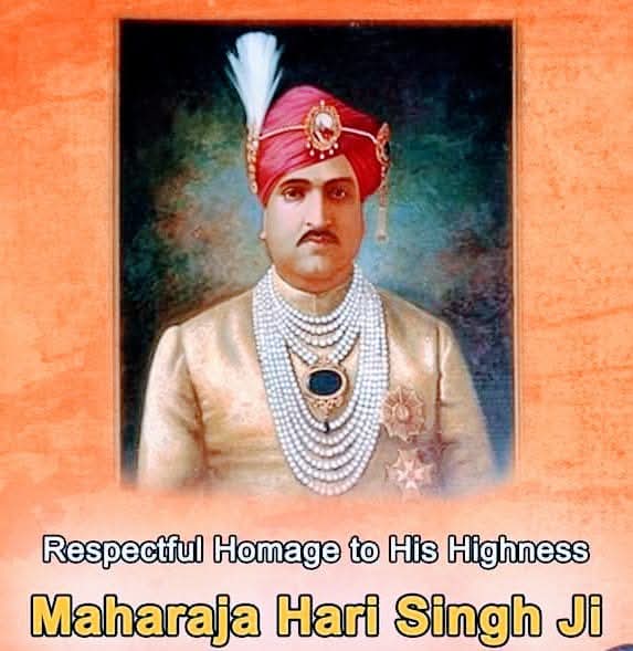 Agar Maharaja Hari Singh Ji Na Hote Toe Kya Hota ...ZARA SOUCHYAE🤔 
Eak Be Hindu,Sikh, Christian POKJ Mae Aaj Nahi Bacha Hae ,Wahi Hall J&amp;K Ke Minorities Ka Hona Tha 🤔
Happy Birth Aniversary To Great Visionary🙏
<a href="/DrJitendraSingh/">Dr Jitendra Singh</a> ji
<a href="/BJP4JnK/">BJP Jammu & Kashmir</a>  
<a href="/Sunil_SharmaBJP/">Sunil Sharma</a>
<a href="/BrigadierAnil/">Brigadier Anil Gupta</a> 
RR