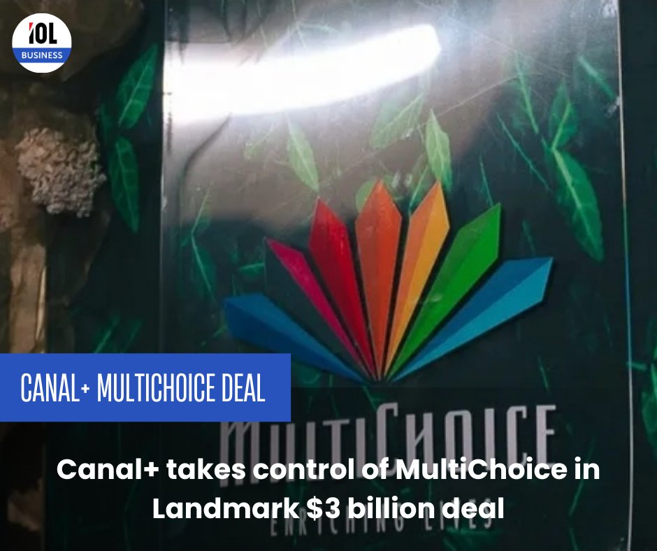 IOL's tweet image. Canal+ has officially taken control of MultiChoice, creating a global entertainment group spanning nearly 70 countries across Africa, Europe and Asia.
#business #CanalPlus #MultiChoice #takeover #landark #deal
Read on tinyurl.com/yjzwr9vr