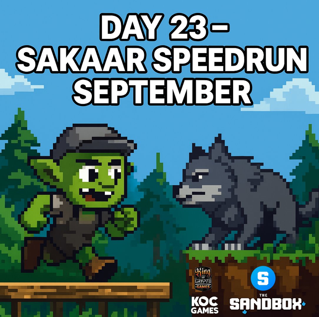 Day 23 – Sakaar Speedrun September!🏁
 
Keep chasing the leaderboard!
Event ends Sept 30!!

Crystal Run👉tinyurl.com/TheGreatCrysta…
PakPak👉tinyurl.com/PakPakHopHop
MegaCityPvP👉tinyurl.com/Mega-City-PVP-…

📖medium.com/@kocgames
💬discord.gg/KumVbqrgGD

#SakaarSeptember #KOCGames