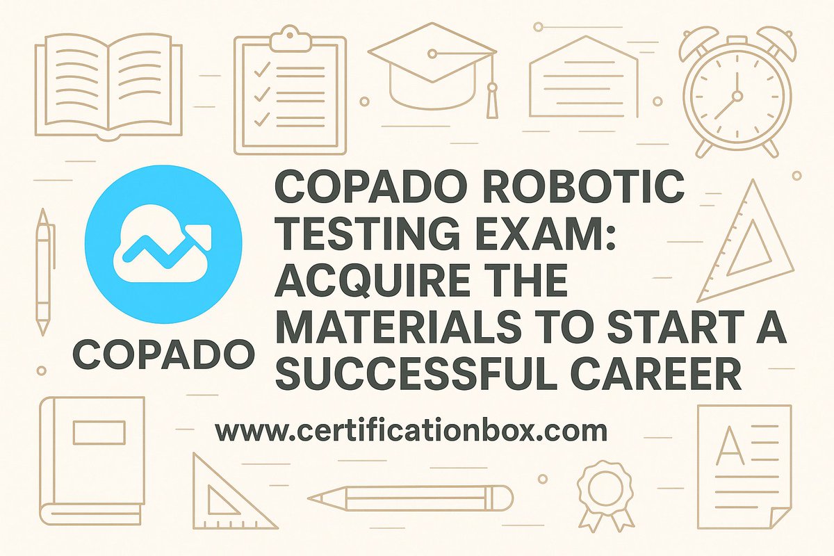 CertificatioBox's tweet image. The Copado Robotic Testing Exam is the gateway to a thriving career in automation. Learn how the right resources and strategies can help you pass with confidence.
🌐 certificationbox.com/robotic-testin…
#Copado #RoboticTesting #CopadoRoboticTesting #Automation #CareerSuccess