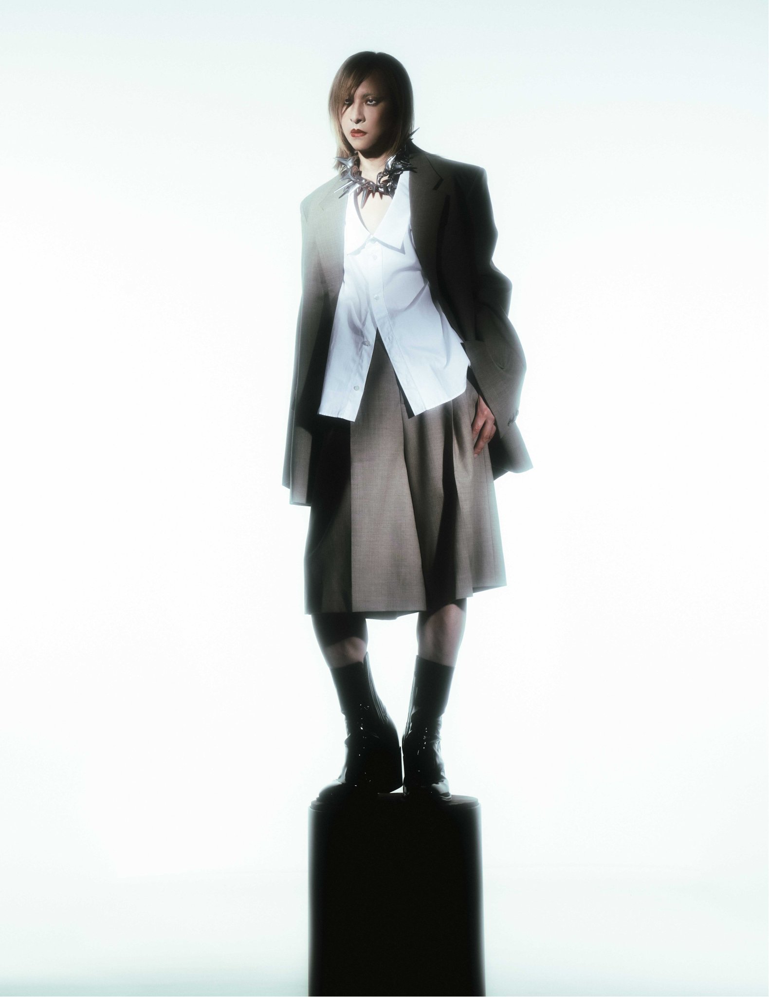 試着のみ YOSHIKI 長渕剛着 kiryuyrik 18AW ロングベスト 試着のみ YOSHIKI 長渕剛着 kiryuyrik 18AW ロングベスト