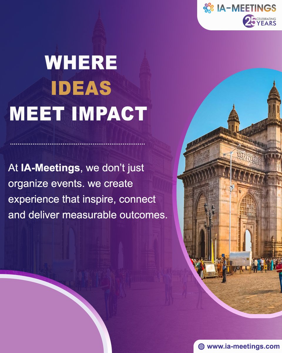 iameetings's tweet image. 💡 Where Ideas Meet Impact 💡
At IA-Meetings, we don’t just organize events — we create experiences that inspire, connect &amp;amp; deliver results.
#IAMeetings #IdeasMeetImpact #EventManagementIndia