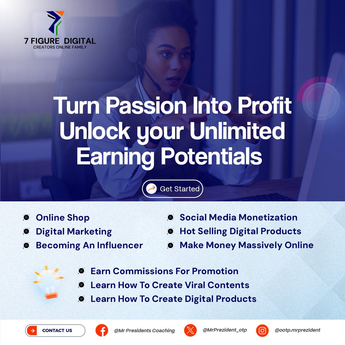MrPrezident_otp's tweet image. “Want To Monetize Your Content? Start With Clarity, Consistency and Community.” 

“I Am Not A Product Of My Circumstances. I Am A Product Of My Decisions.” 

#ContentMonetization #DigitalMarketing #CreatorsTips