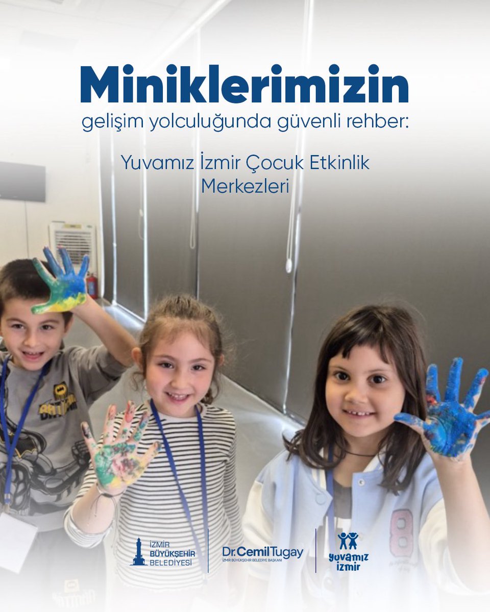 İzBB Yuvamız İzmir Çocuk Etkinlik Merkezleri’nde miniklerimizin güvenli, mutlu ve keşif dolu bir ortamda büyümeleri için uzman kadromuzla hizmet vermeye devam ediyoruz.