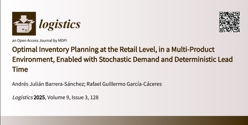 🎒Come to read the new article on #Logistics

 #callforreading                                        
Optimal Inventory Planning at the Retail Level, in a Multi-Product Environment, Enabled with...

Read the full article for free:
mdpi.com/2305-6290/9/3/…