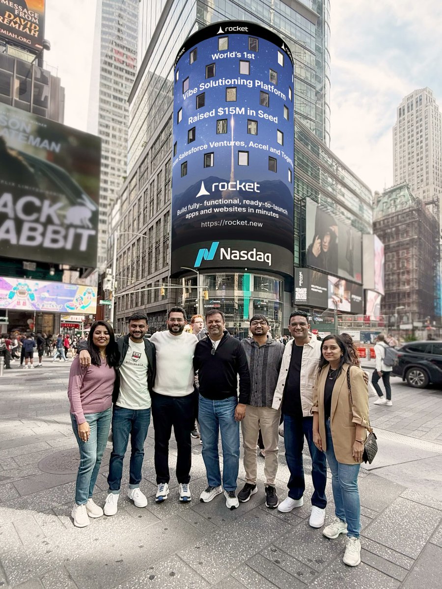 manishkumar_dev's tweet image. From zero to 400K users in 15 weeks. 🚀
India-based startup @Rocketdotnew closed a $15 million seed round co-led by  @SalesforceVC and  @Accel_India along with @scaletogether Fund.
500K production-grade apps already built in 180+ countries.
Here’s why every founder is paying…