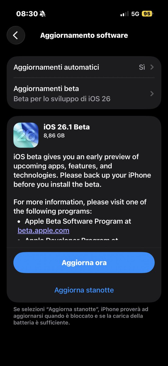 iOS 26.1 beta is here! 🤓🔥