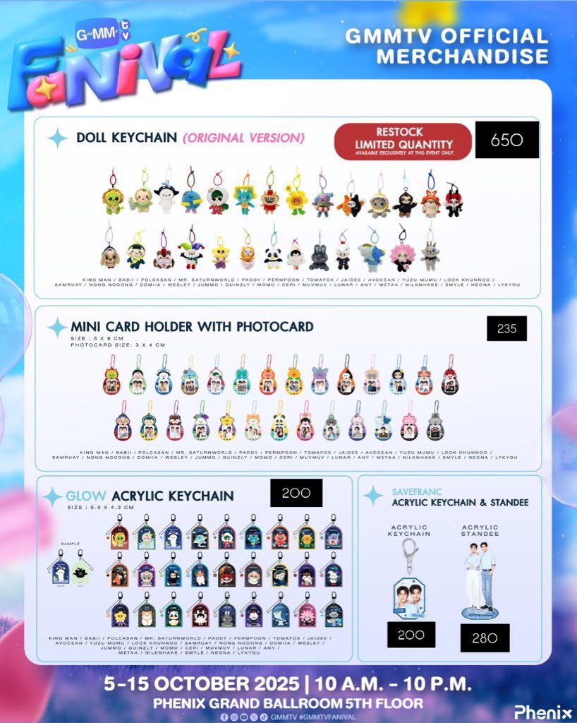 vaanfav's tweet photo. รับหิ้ววันที่ 13 (คิว 1xx)

🛒 ลด 20% (ไม่ร่วมคูปอง)
✅ Random card boy only 10 slot
📦นัดรับหน้างานวันที่ 13 / ส่ง +40
✨ หิ้วไม่ทัน = คืนเงิน 100%

Dm for more

#GMMTVFANIVAL
#ตลาดนัดgmm https://t.co/3miwgzlSAx