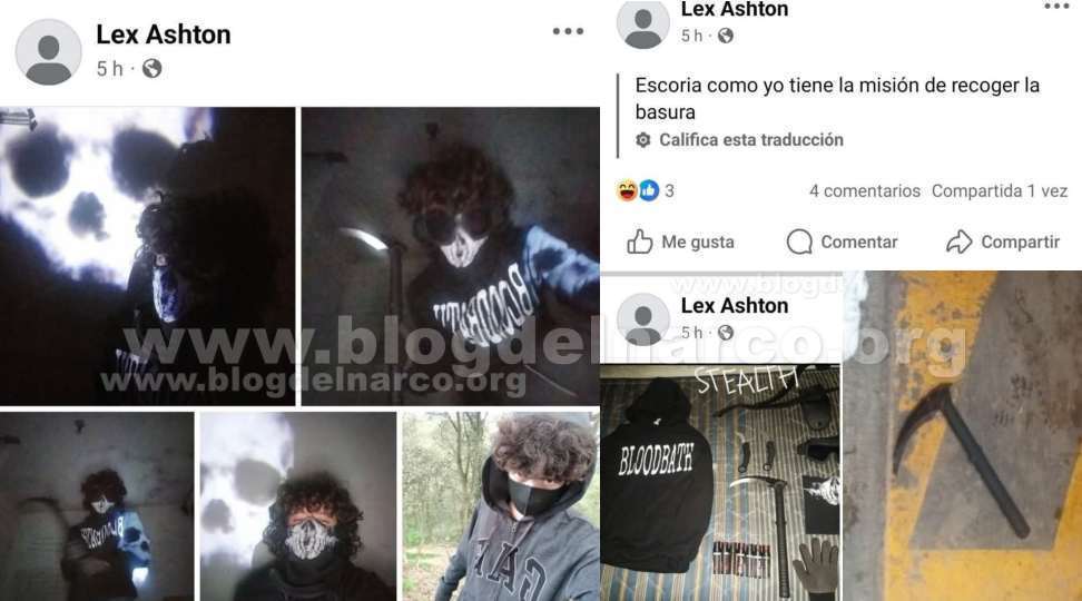 Blog del Narco México on X: "Por que este tipo de personas tienen  ideologías asesinas? Lex Ashton, el estudiante que asesinó a otro alumno  del CCH Sur y que hirió a un