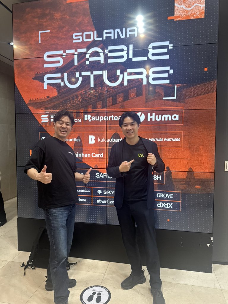 Nicolasinweb3's tweet image. #AKINDO の創業者・金城さん（@illshin ）と一緒に、韓国🇰🇷KBWのサイドイベントに来ています！アツアツです🔥