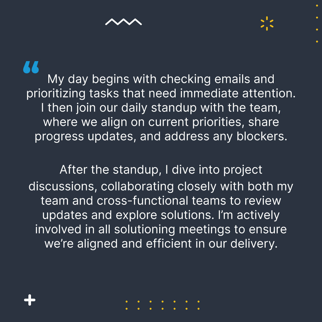 Loop1Global's tweet image. Meet Anupa, our Enterprise Applications Specialist at Loop1!
He spends his day in standups, project meetings, and cross-team collaboration.
 
#FunFact: He wraps up most days with casual chats with his team to reflect, laugh, and celebrate small wins. 
 
#EmployeeSpotlight #loop1