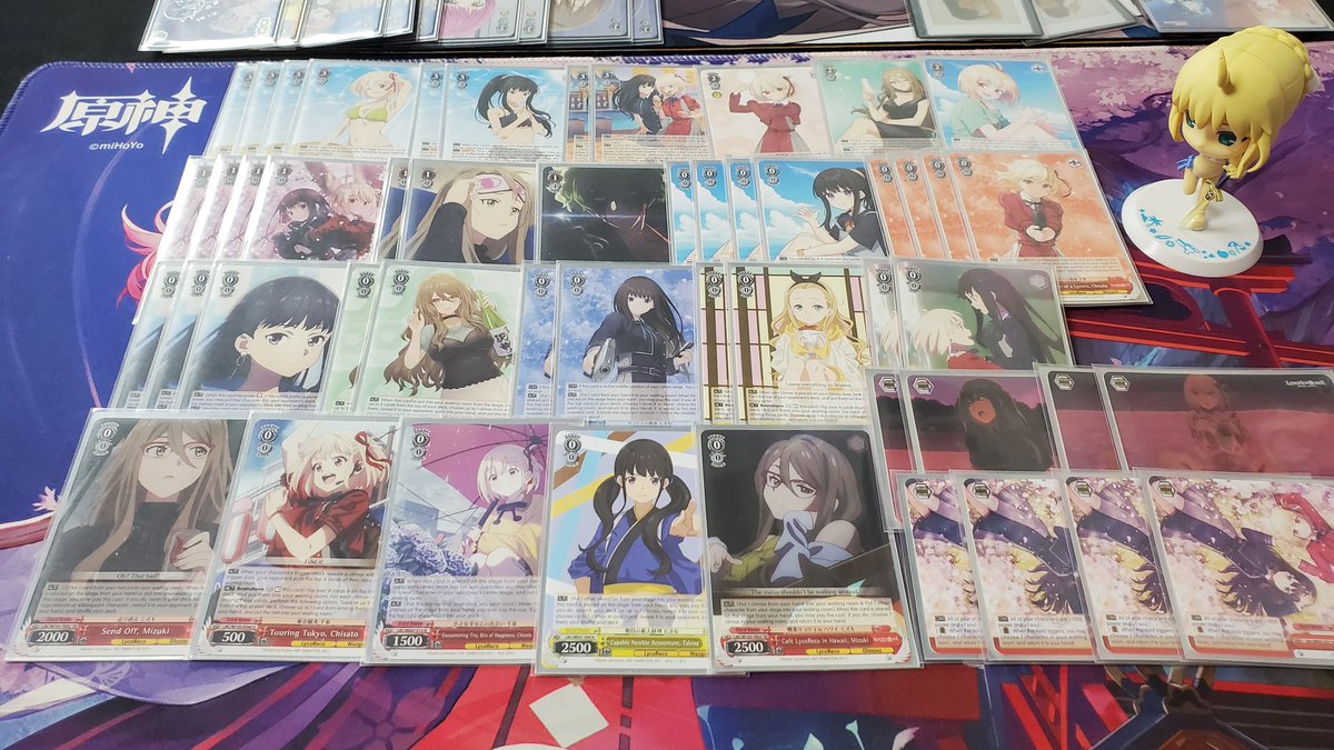 ShizukatzWS's tweet image. Dark Side Games (Locals/ショップ大会)
22 Players, 5 Rds Swiss
#ws2tcg #ヴァイスシュヴァルツ
1️⃣ @pandasaber2000 Lycoris Recoil (8 Gate)
2️⃣ @Rikas_glasses Love Live Nijigasaki (8 Standby)
3️⃣ Presley L. - Aogiri Hogh School (Goldbar/Gate)
4️⃣ Steven T. - Oshi no Ko (8 Pants)