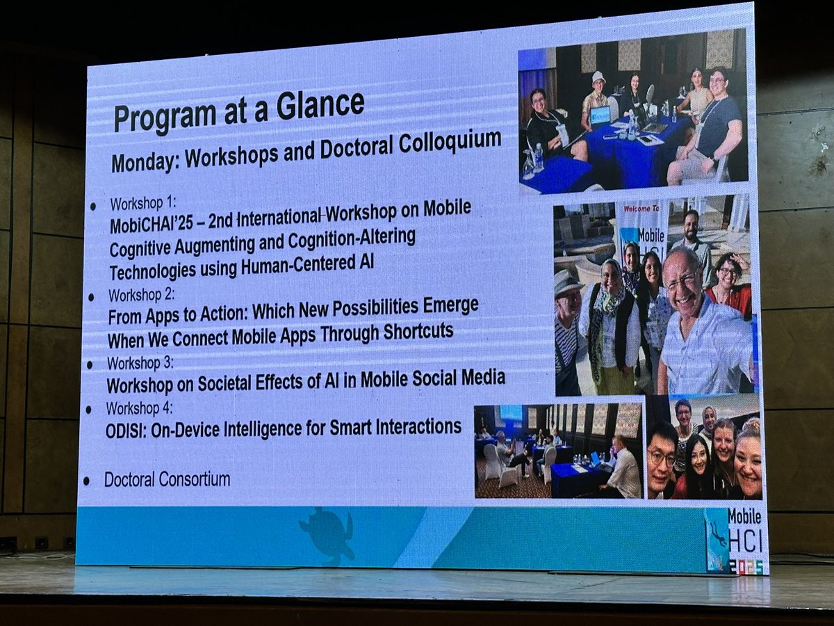 albrechtschmidt's tweet photo. ACM MobileHCI is for the first time in Africa! Theme: dive into mobileAI. Mobile tech is used globally but in very different ways. What an opportunity to discuss perspective and sharing insights. 40 papers and a lot more content to see. #dAIve #mobileHCI2025 @svenmayerhci https://t.co/sH0LDRC2sO