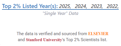 🔊 The latest Stanford Researcher Ranking has just been released, recognizing the top 2% of researchers worldwide in each scientific field. I am grateful and honored to be included once again this year.

elsevier.digitalcommonsdata.com/datasets/btchx…
DOI: 10.17632/btchxktzyw.8