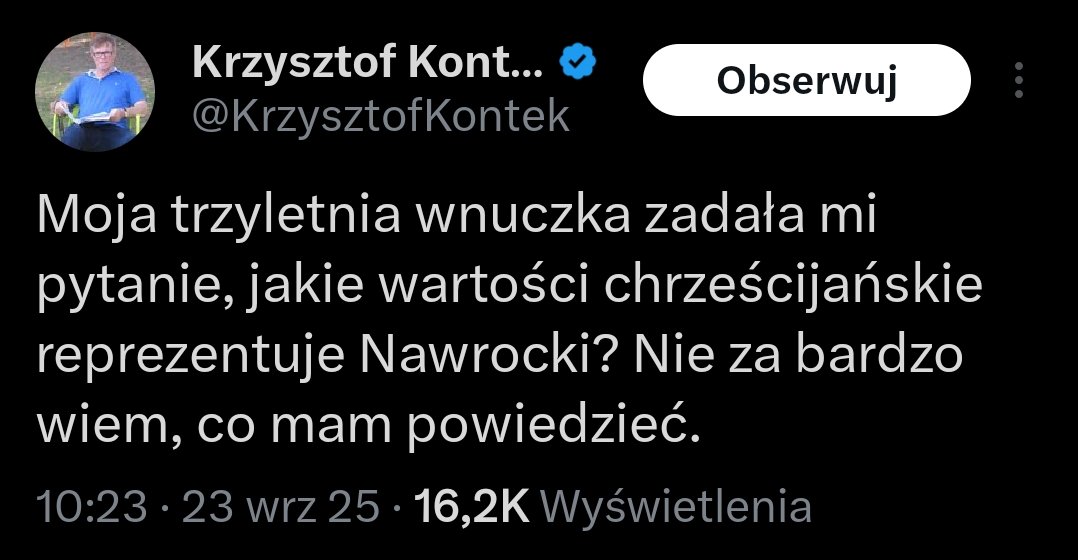 Trzyletnia wnuczka to już pewnie maturę będzie pisać w przyszłym roku 😂😂😂