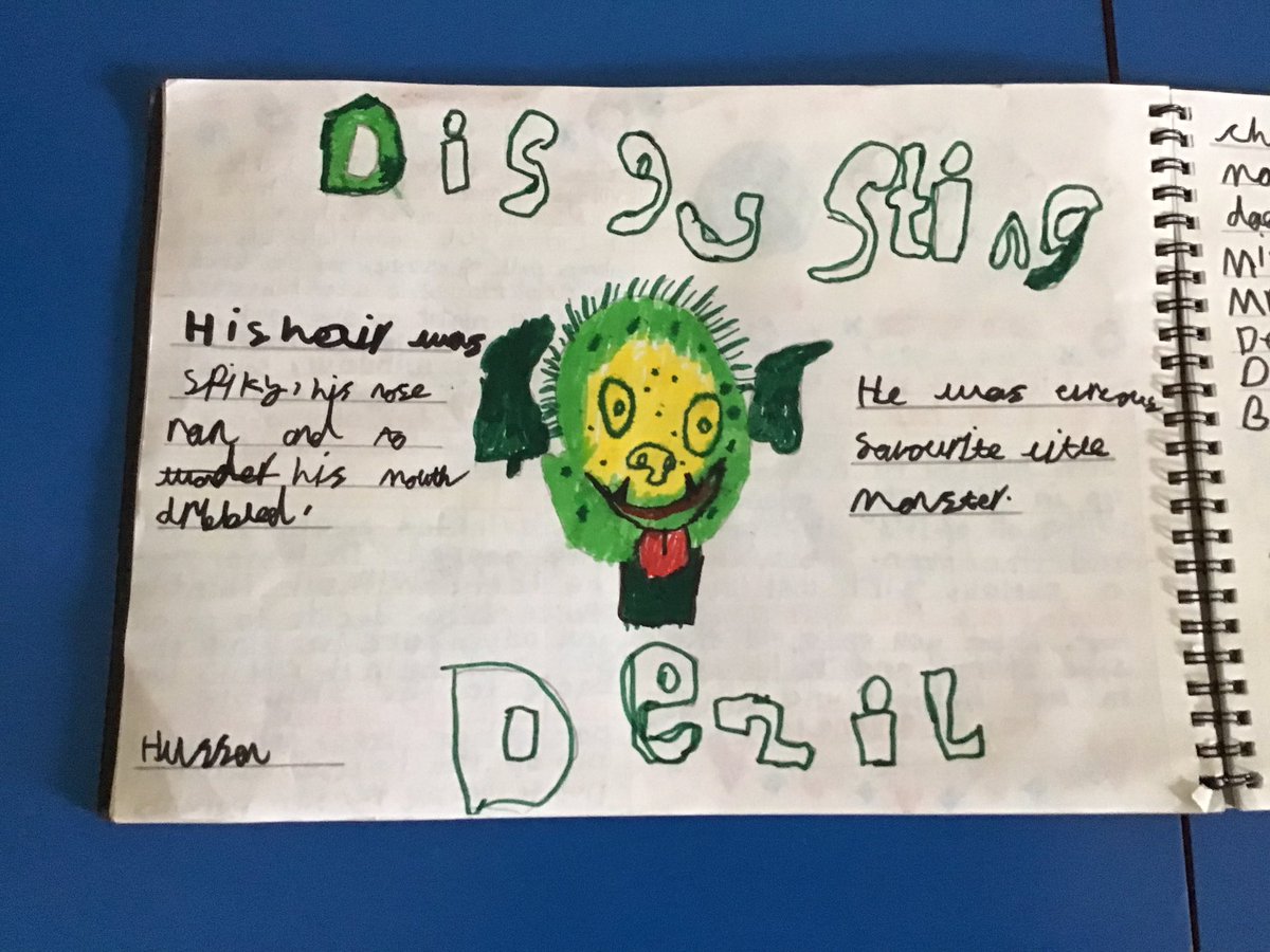 LeighPrimary's tweet photo. Hussan in 3V recommended the book Disgusting Denzil to us. Thanks for showing us a new book Hussan. Who wants to read it next? #reading #inspiringreading https://t.co/SJE7Pk8l4f