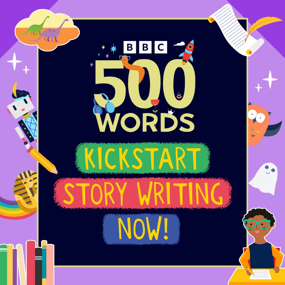 #BBC500Words the UK's largest writing competition for 5-11 year-olds is back! 🎉

Kickstart story writing with your class by attending the <a href="/BBC_Teach/">BBC Bitesize for Teachers</a> Live Lesson at 11am on Wed 24 Sept to encourage children to write a story they would love to read. 📝

🔗 bbc.co.uk/500words