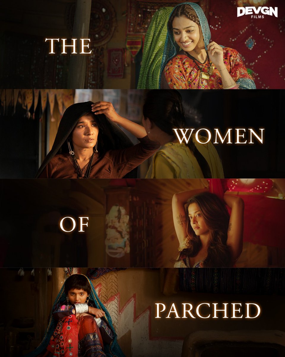 ADFFilms's tweet image. Celebrating 9 years of bold voices, fierce friendships, and unforgettable stories.

Here&apos;s to the women of Parched 💪​

#DevgnFilms #AjayDevgn #9YearsOfParched ​

[Bollywood, Parched, Radhika Apte, Surveen Chawla, Tannishtha Chatterjee, Sayani Gupta, Adil Hussain, Women…