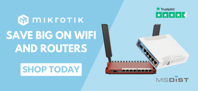 Looking to refresh edge and WiFi? The L009UiGS-2HaxD-IN and hAP ac are both on offer (each with double-digit savings). Ideal for branch, labs, and power users. 

Browse the deals: loom.ly/YkMZ8OE

#MikroTik #WiFi #Routers #PoE #SFP